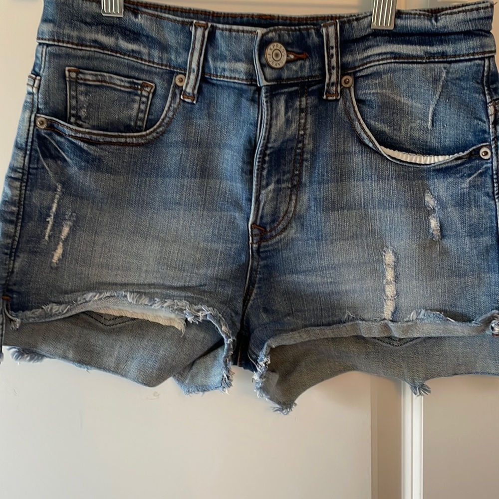Express denim shorts